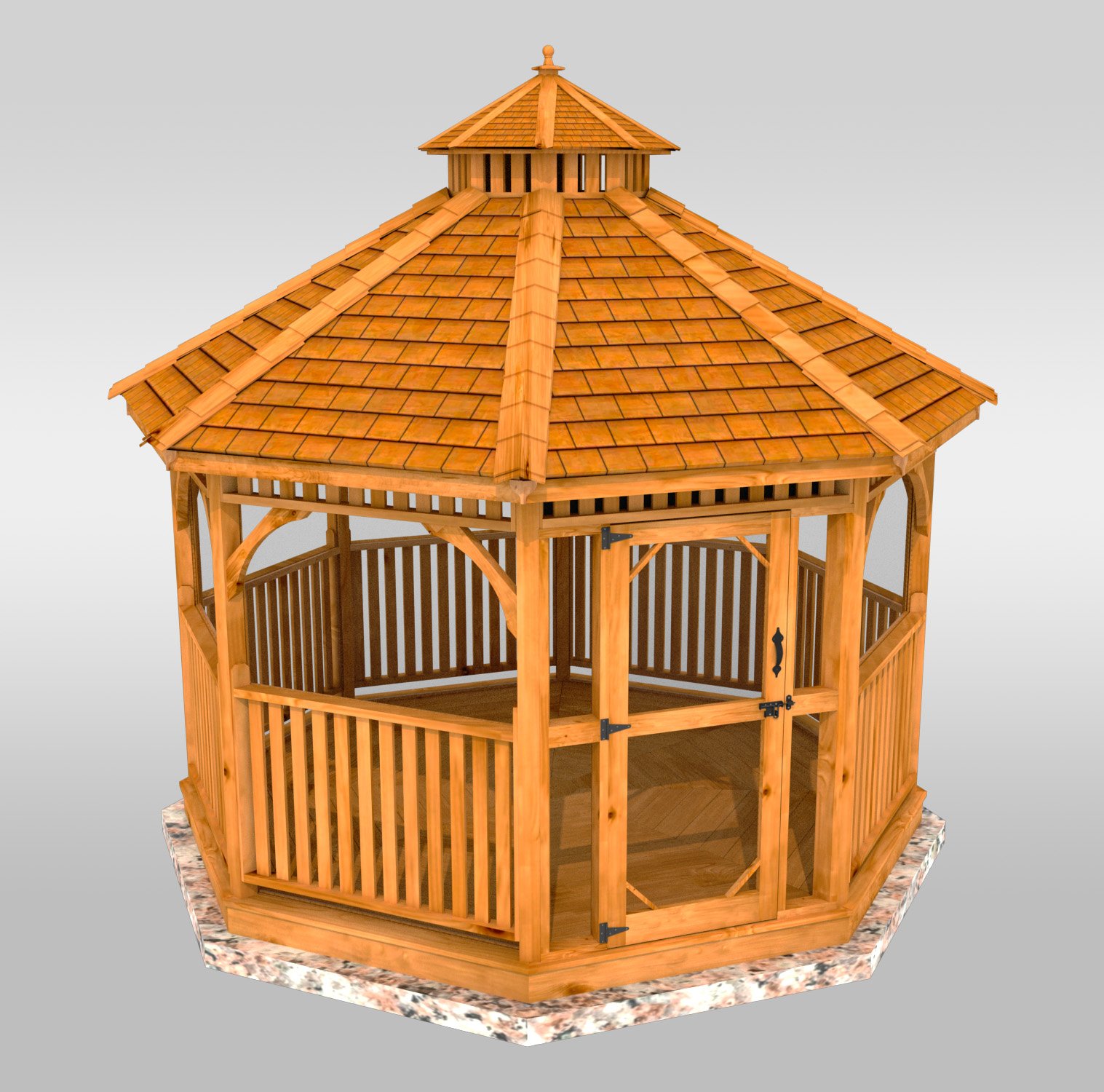 Gazebo Kits 12 BaySide Octagon Gazebo Outdoor Living Today