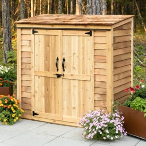 6×3 Western Red Cedar – Garden Chalet – Outdoor Storage Shed