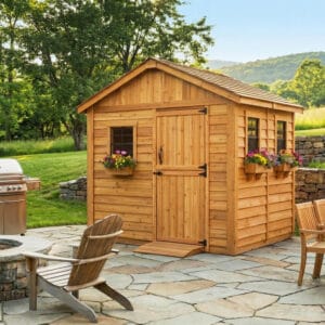 8×8 Western Red Cedar – Gardener Shed – Storage Kit