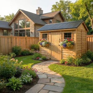 9×6 Western Red Cedar – Cabana Shed – Poolside Storage & Utility Kit