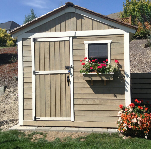 8×8 Western Red Cedar – Gardener Shed – Potting & Tool Storage Kit - Image 5