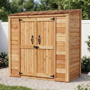 6×3 Western Red Cedar – Garden Chalet – Outdoor Storage Shed