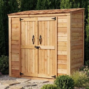 6×3 Western Red Cedar Outdoor Storage Shed - Grand Garden Chalet