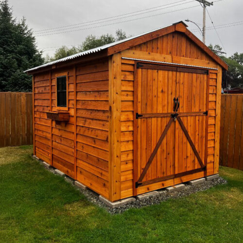 SpaceMaster 812 cedar shed olt 18