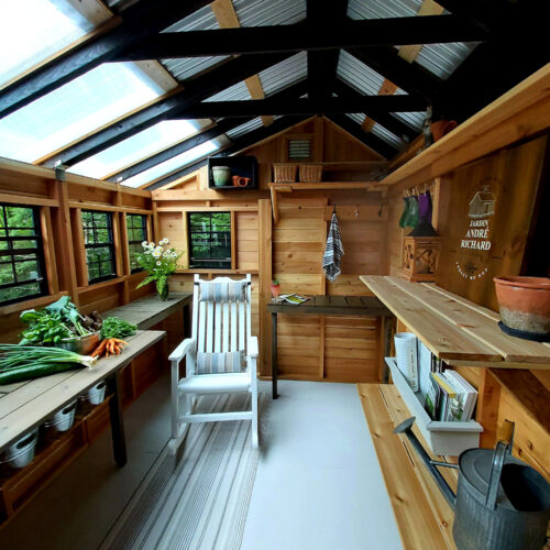 Sunshed Garden Shed 812 cedar shed olt 14