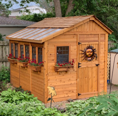 Sunshed Garden Shed 812 cedar shed olt 22