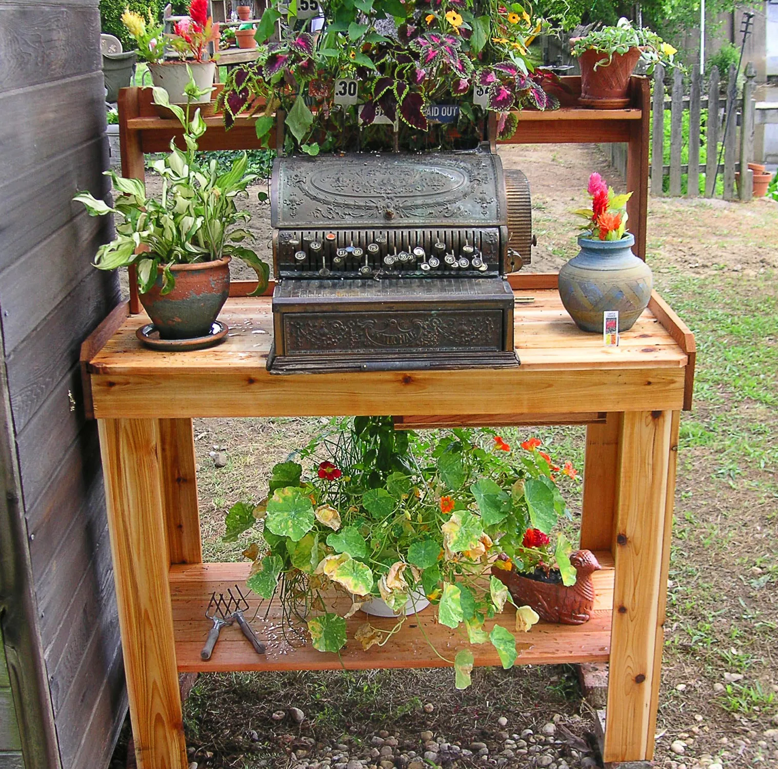Potting Bench, Outdoor Potting Bench 4x2 - Outdoor Living Today