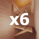 6 Shelves ( sku>OS8< ) +$260.00