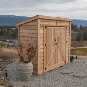 SpaceSaver 8x4 Lean-To Cedar Shed