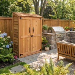4×2 Western Red Cedar Garden Chalet – Beautiful Crafted Tool Shed