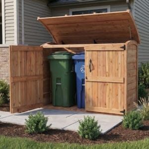 6×3 Western Red Cedar – Oscar Storage Shed – Utility & Bike Storage Kit
