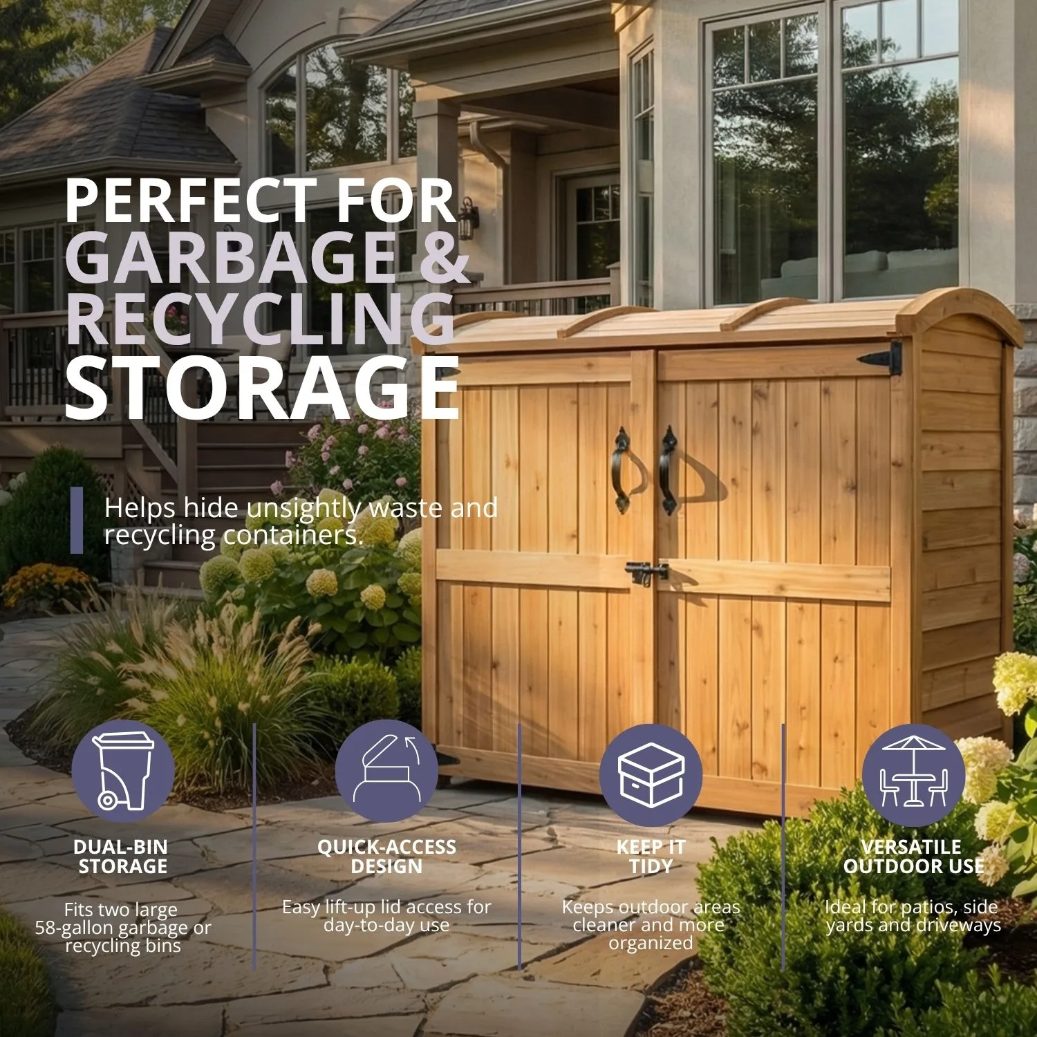 6×3 Western Red Cedar – Oscar Storage Shed