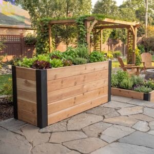 Urban Cedar Raised Garden Bed | 4 ft × 1.5 ft