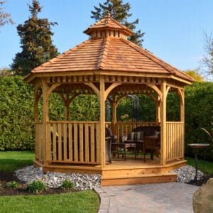 Western Red Cedar Bayside Gazebo – Outdoor Shelter & Retreat
