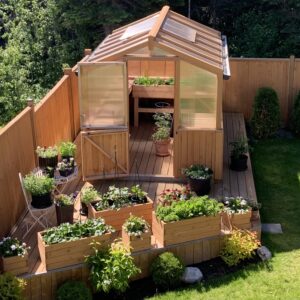 Western Red Cedar Greenhouse