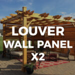 2x Louvered Wall Panel +$2,000.00