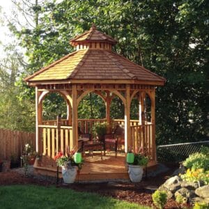 Western Red Cedar Bayside Gazebo
