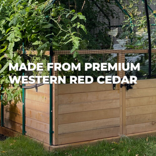 western red cedar rasised bed outdoor living today