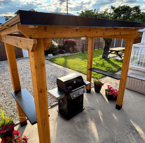BBQ Shelter Grill Gazebo Western Red Cedar Outdoor Living Today 15