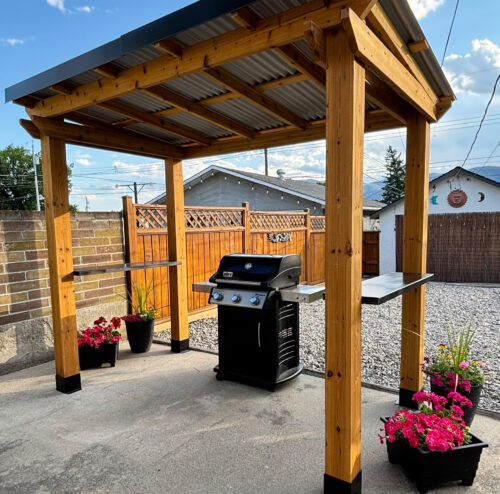 BBQ Shelter Grill Gazebo Western Red Cedar Outdoor Living Today 18