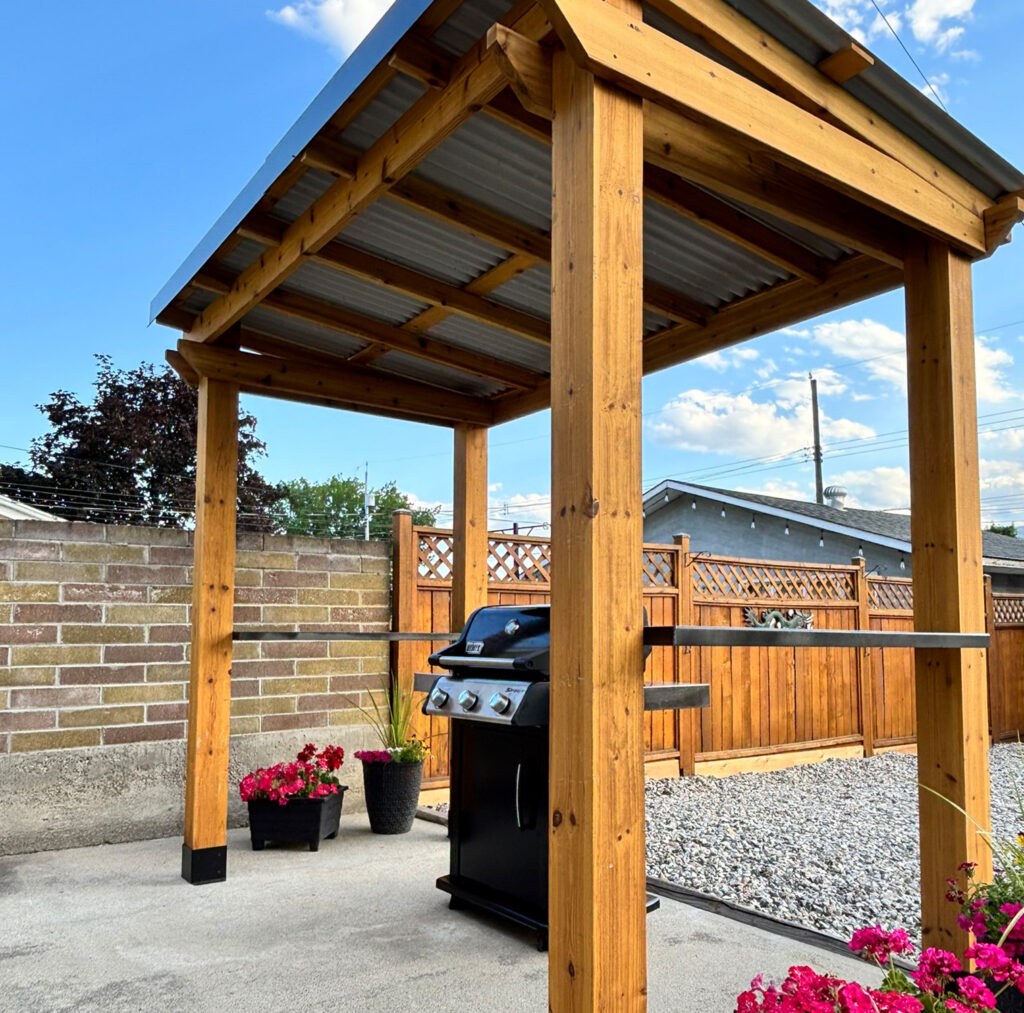 BBQ Shelter Grill Gazebo Western Red Cedar Outdoor Living Today 3