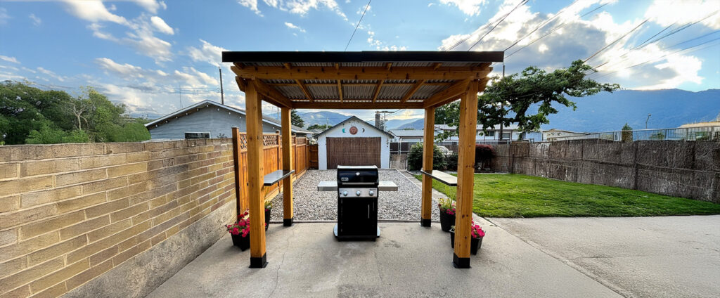 BBQ Shelter Grill Gazebo Western Red Cedar Outdoor Living Today Banner 3