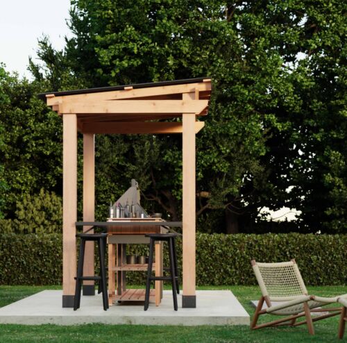 BBQ Shelter Western Red Cedar Outdoor Living Today 12
