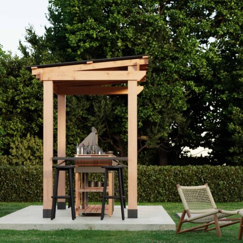 BBQ Shelter Western Red Cedar Outdoor Living Today 12