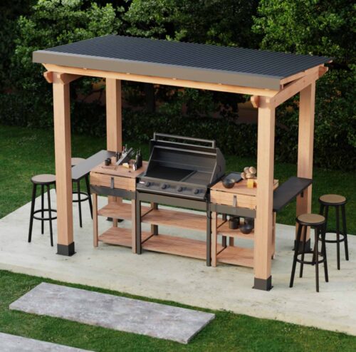 BBQ Shelter Western Red Cedar Outdoor Living Today 6