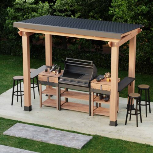 BBQ Shelter Western Red Cedar Outdoor Living Today 6
