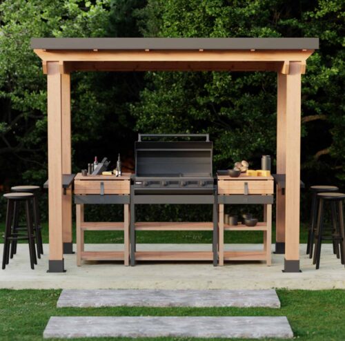 BBQ Shelter Western Red Cedar Outdoor Living Today 8