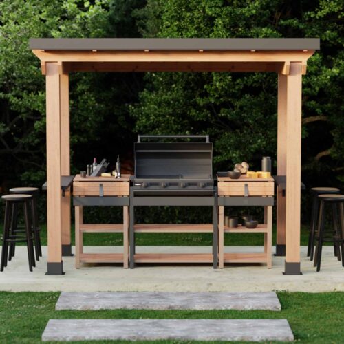 BBQ Shelter Western Red Cedar Outdoor Living Today 8