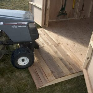 Western Red Cedar Ramp – Outdoor Step & Shed Entry Solution