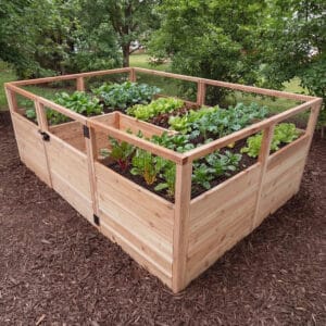Raised Cedar Garden Bed | 8 ft × 5 ft