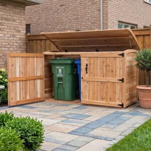 8×3 Western Red Cedar – Oscar Utility & Bike Storage Shed