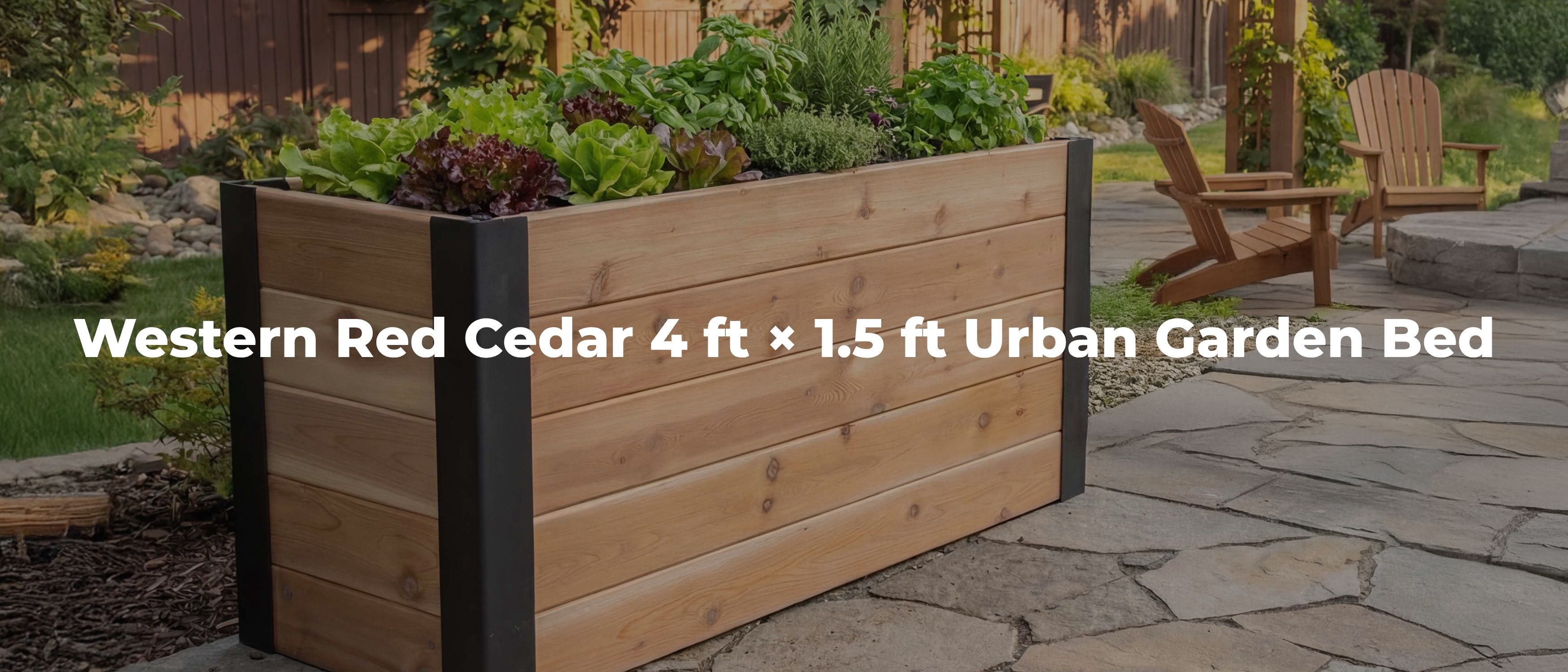 Western Red Cedar Urban Garden Bed Outdoor Living Today