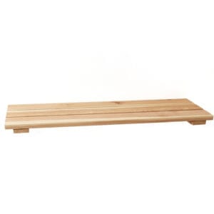 Western Red Cedar Shed Shelves – Set of 2